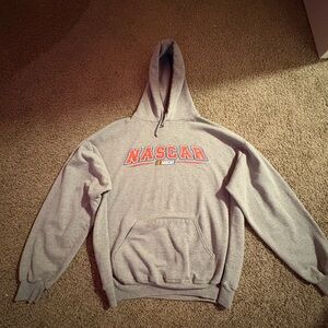 Jerzees Classic Gray NASCAR Hoodie